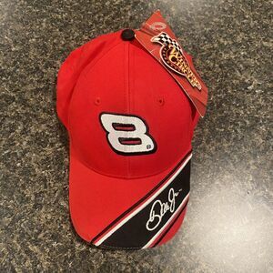 NASCAR Hat Dale Earnhardt Jr. Winner’s Circle Budweiser #8 Red Black